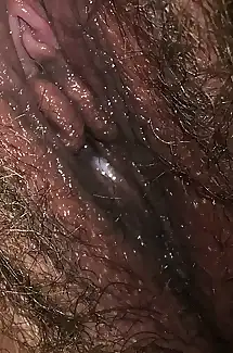 very close up very hairy very wet