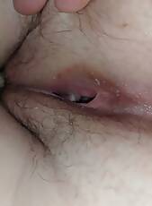 Hairy wife after sex