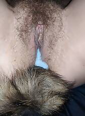 Hairy pussy plus cream pie and tail plug! Pms welcome!