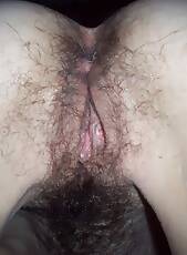 47f A naughty view of my wifes hot wet hairy pussy and