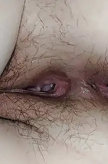 Wifes freshly fucked holes enjoy